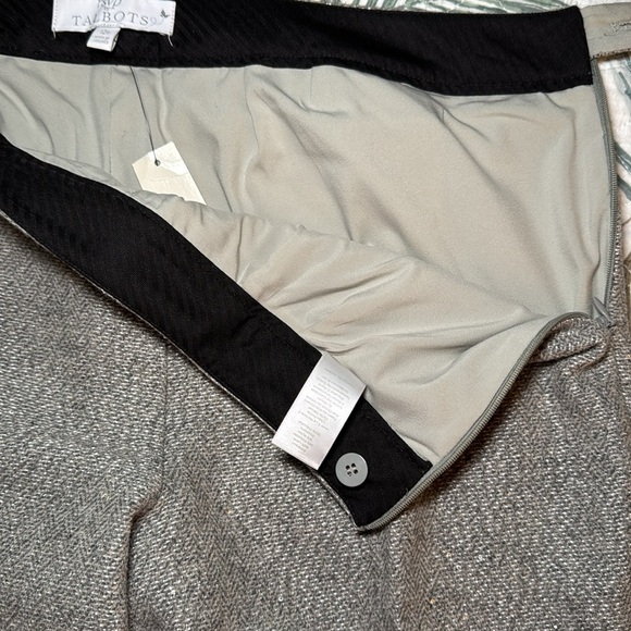 Talbots RSVP Womens Petite Wool Blend Pants Sequin Sparkle Tapered Leg Size 12P - Picture 5 of 8